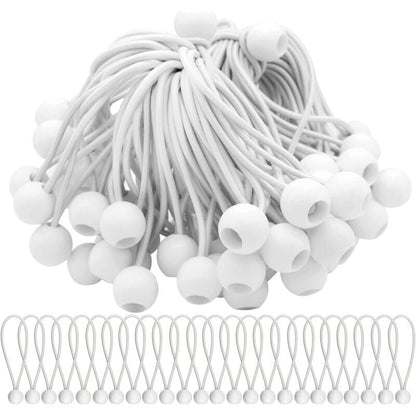 50 elastic rubber straps with balls for marquees, tents, banners, tarpaulins V1237-ZY-203-2842