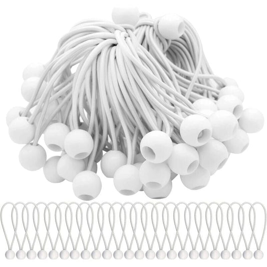 50 elastic rubber straps with balls for marquees, tents, banners, tarpaulins V1237-ZY-203-2842