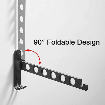Foldable Clothes Hook, Wall Mounted Clothes Rack, Wall Hook, Foldable Hook for Balcony, Bathroom, Laundry V1237-ZY-203-2883