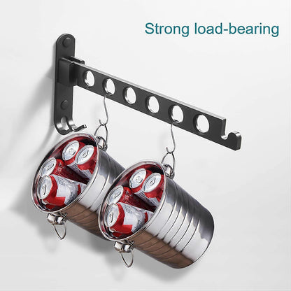 Foldable Clothes Hook, Wall Mounted Clothes Rack, Wall Hook, Foldable Hook for Balcony, Bathroom, Laundry V1237-ZY-203-2883