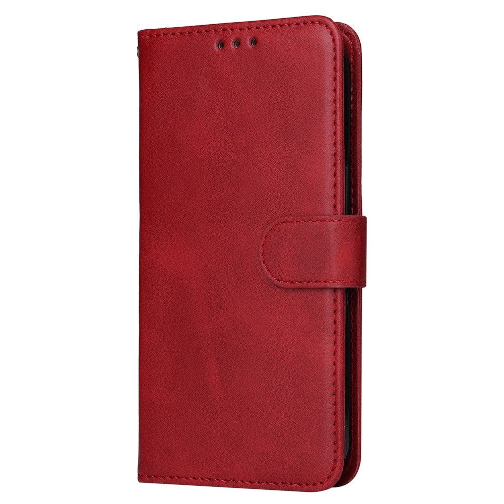 SKALO Samsung A55 5G PU Leather Wallet Case - Multiple Colors Red V1237-ZY-203-2895