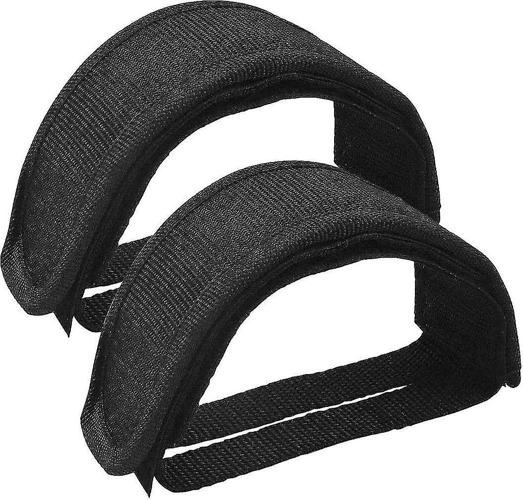 Pair Universal Bicycle Pedal Straps, Adjustable Non-Slip Double Adhesive Pedal Toe Clips Nylon Pedal Straps, V1237-ZY-203-2897