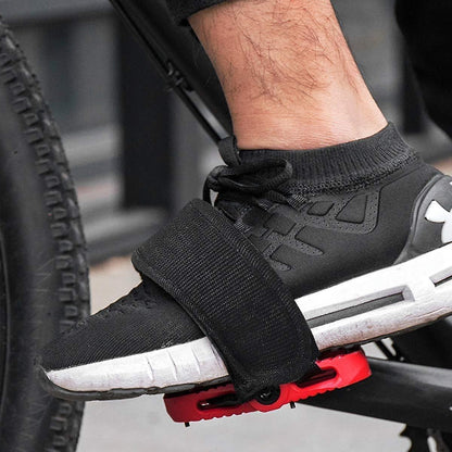 Pair Universal Bicycle Pedal Straps, Adjustable Non-Slip Double Adhesive Pedal Toe Clips Nylon Pedal Straps, V1237-ZY-203-2897