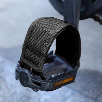 Pair Universal Bicycle Pedal Straps, Adjustable Non-Slip Double Adhesive Pedal Toe Clips Nylon Pedal Straps, V1237-ZY-203-2897