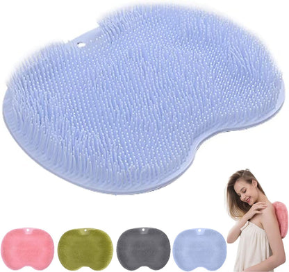 Non-slip Silicone Massage Mat, Shower Back Scrubber, Massage Mat with Non-slip Suction Cups, Exfoliating Bath V1237-ZY-203-2903