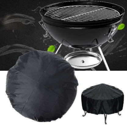Waterproof Cover 112cm Outdoor Round Black Patio Fire Pit Cover V1237-ZY-203-2912
