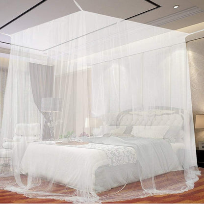 Mosquito net, large mosquito net with frame for king size bed, mosquito net for indoor and outdoor use (200 x V1237-ZY-203-2924