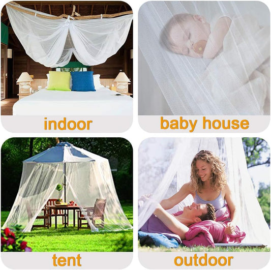 Mosquito net, large mosquito net with frame for king size bed, mosquito net for indoor and outdoor use (200 x V1237-ZY-203-2924