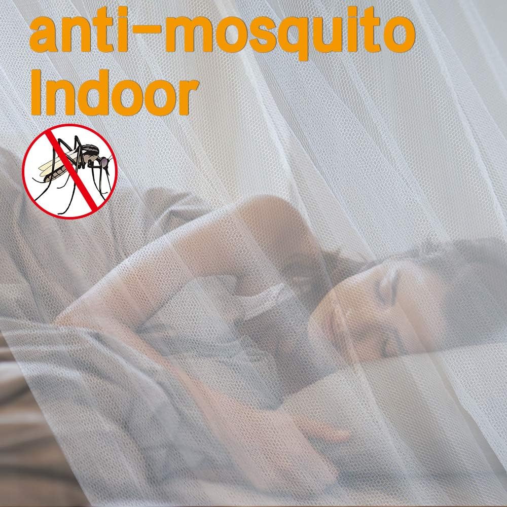 Mosquito net, large mosquito net with frame for king size bed, mosquito net for indoor and outdoor use (200 x V1237-ZY-203-2924