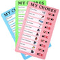 pcs checklist board - daily schedule to do list board memo - plastic chores chart with slider portable to do V1237-ZY-203-2964
