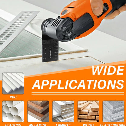 10pcs Oscillating Saw Blades, Oscillating Multitool Accessory Set, Universal Saw Blade for Dremel, Bosch, V1237-ZY-203-2980
