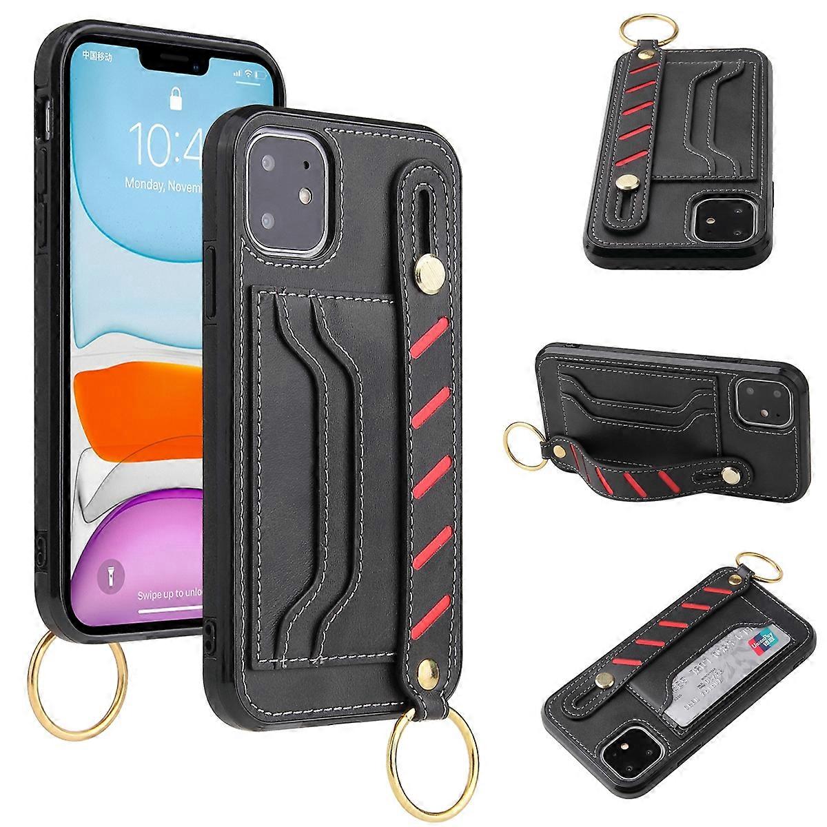 Compatible with iPhone 11 Armband Wallet Leather Phone Case-tfrf V1237-ZY-203-2983