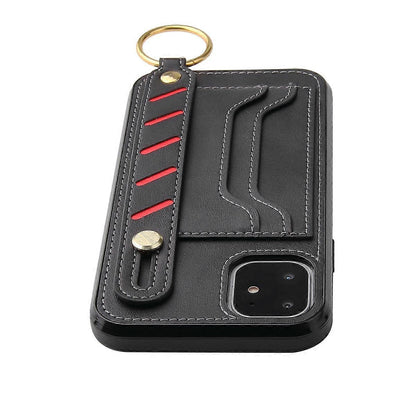 Compatible with iPhone 11 Armband Wallet Leather Phone Case-tfrf V1237-ZY-203-2983