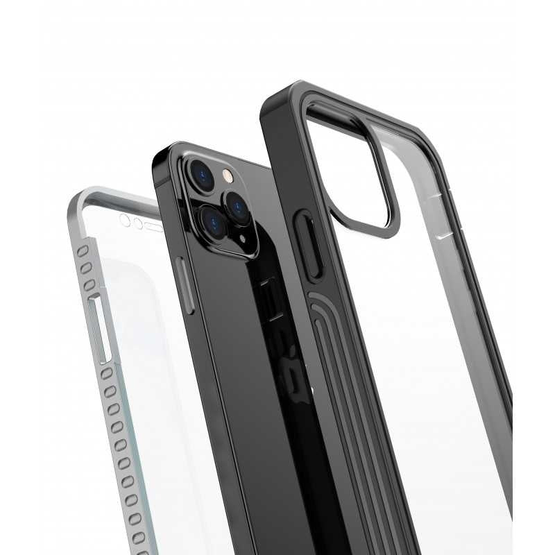 iPhone 12 Full Coverage Premium 3D Case ThreeSixty Transparent Transparent V1237-ZY-203-3019