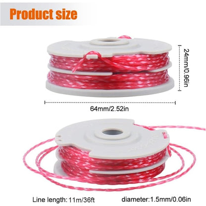 4-pack string trimmer line spool for Flymo FLY021 brush cutter line spool replacement spool for Flymo string V1237-ZY-203-3030