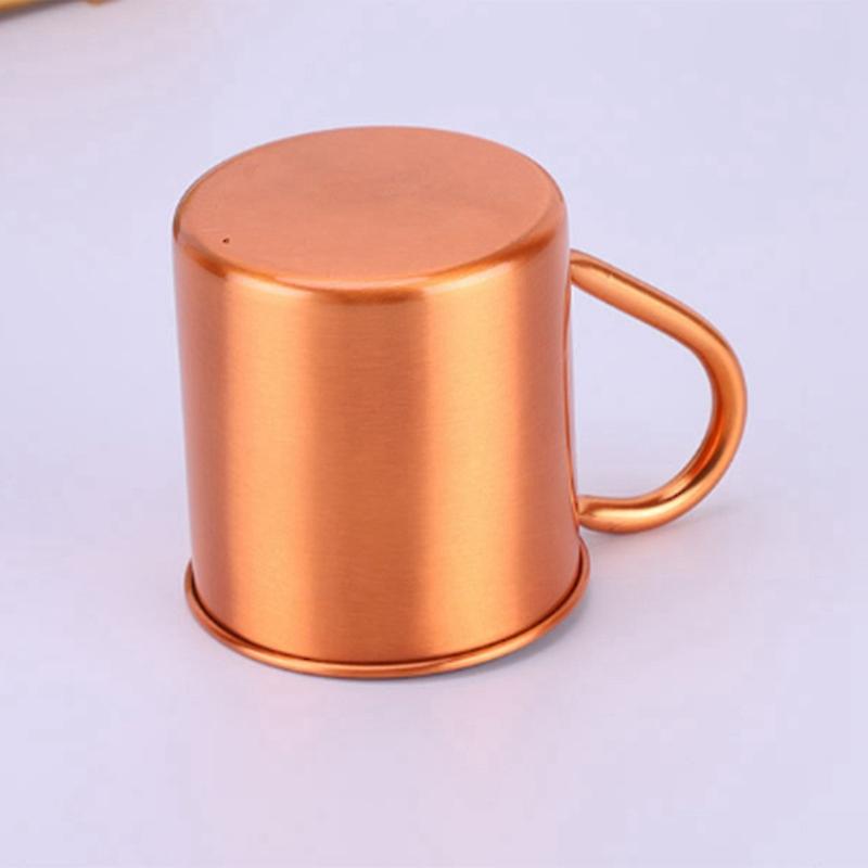 Sports Products Straight Cup Handle Cocktail Cup Pure Copper Mug V1237-ZY-203-3052