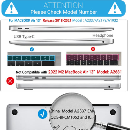 Compatible with MacBook Air 13 V1237-ZY-203-3072