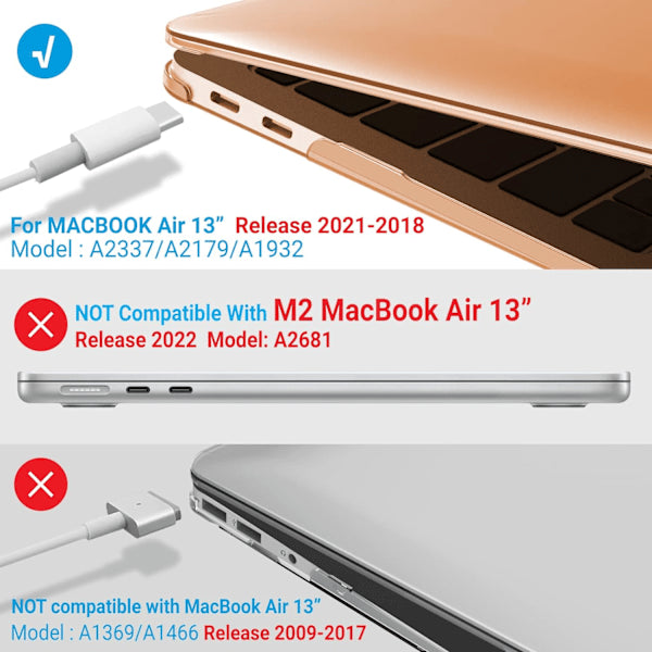 Compatible with MacBook Air 13 V1237-ZY-203-3072