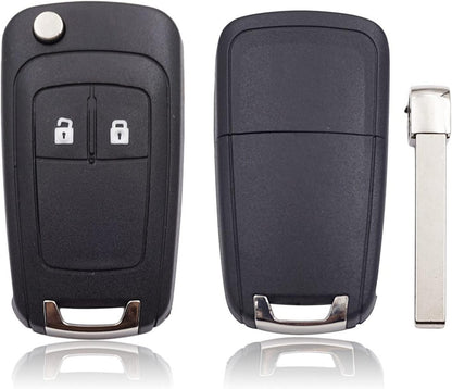 Remote Control Car Key Case Replacement Compatible with Vauxhall Opel Astra Insignia Vectra Zafira Meriva V1237-ZY-203-3110