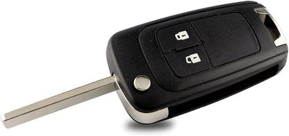 Remote Control Car Key Case Replacement Compatible with Vauxhall Opel Astra Insignia Vectra Zafira Meriva V1237-ZY-203-3110