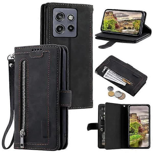Compatible Case for Motorola Edge 50 Neo 5G / Moto S50 5G / Thinkphone 25 5G PU Leather Phone Case with V1237-ZY-203-3134