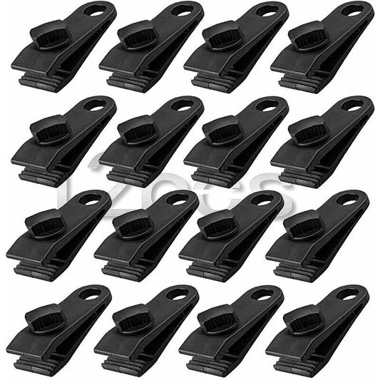 12 pcs Tent Clamps, Heavy Duty Tent Clamps Set Instant Awning Clamp for Tent Tarpaulin Caravan Garden V1237-ZY-203-3138