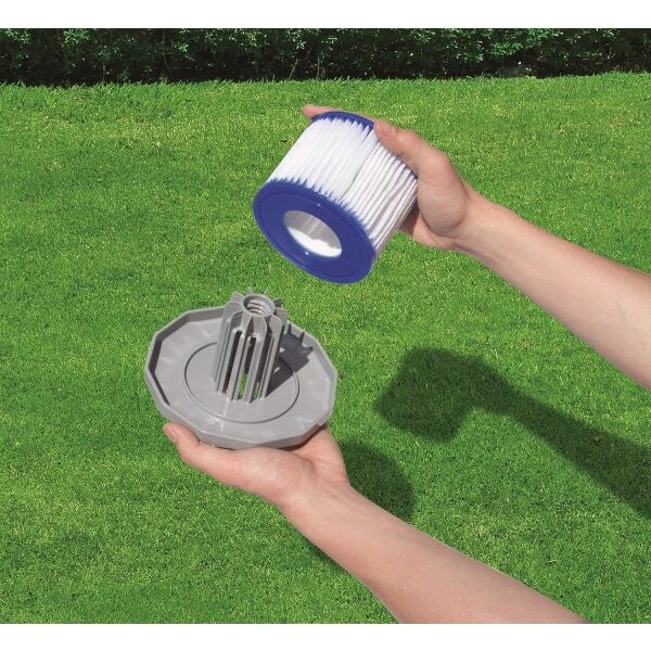 Lay-Z-Spa Filter Cartridge (VI), Compatible with All Lay-Z-Spa Hot Tub Models 2pcs V1237-ZY-203-3145