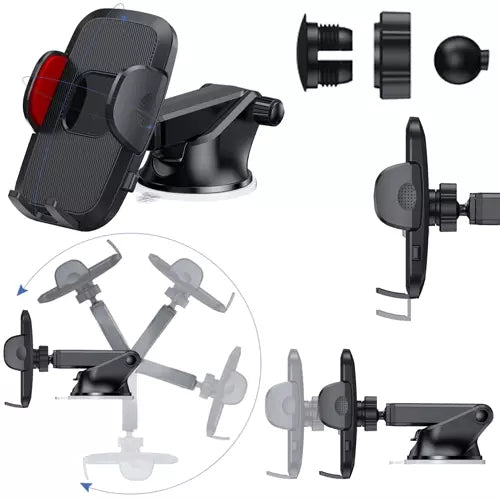 Mobile Holder / Car Holder / Holder for Car - Suction Cup 230 V1237-ZY-203-3156