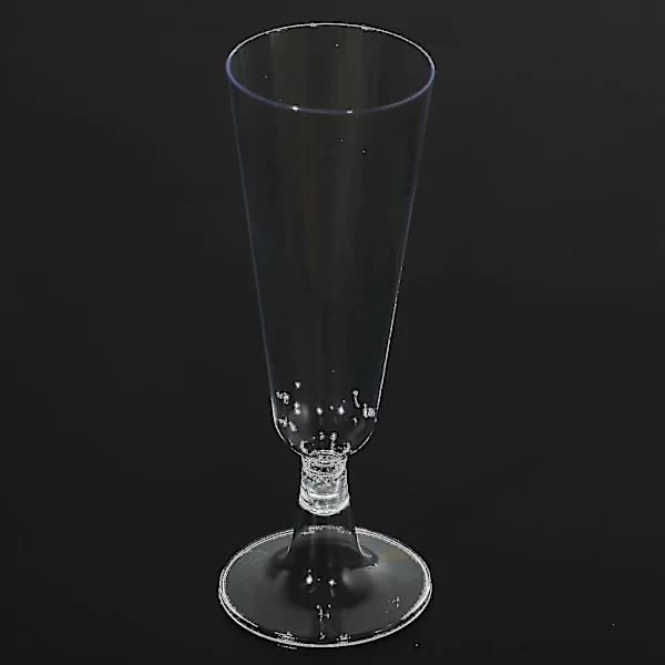 60 pcs 150 ml plastic wine glasses, champagne glasses, red wine glasses, versatile, a must for party carnivals V1237-ZY-203-3188
