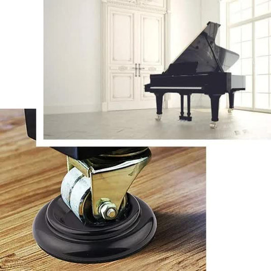 /NN/4 pcs Hardwood Piano Mats with Foam Pads, Piano Wheels, Solid Wheels for Piano, ABS Furniture Foot V1237-ZY-203-3203