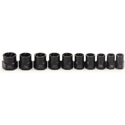 11-piece 9.5mm Bolt Impact Tool Set with Toolbox V1237-ZY-203-3212