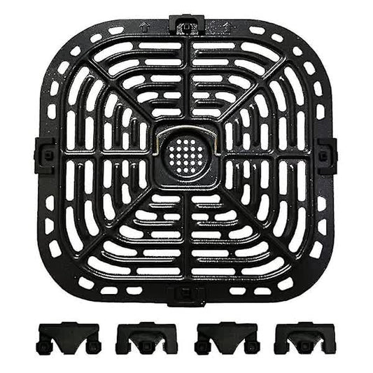 /NN/Replacement Grill Plate for Air Fryer Crispers for Instant Vortex 6qt with 4 Rubber Pads V1237-ZY-203-3216