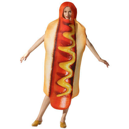 Halloween party costume hot dog cosplay costume stage performance_tfrf V1237-ZY-203-3225