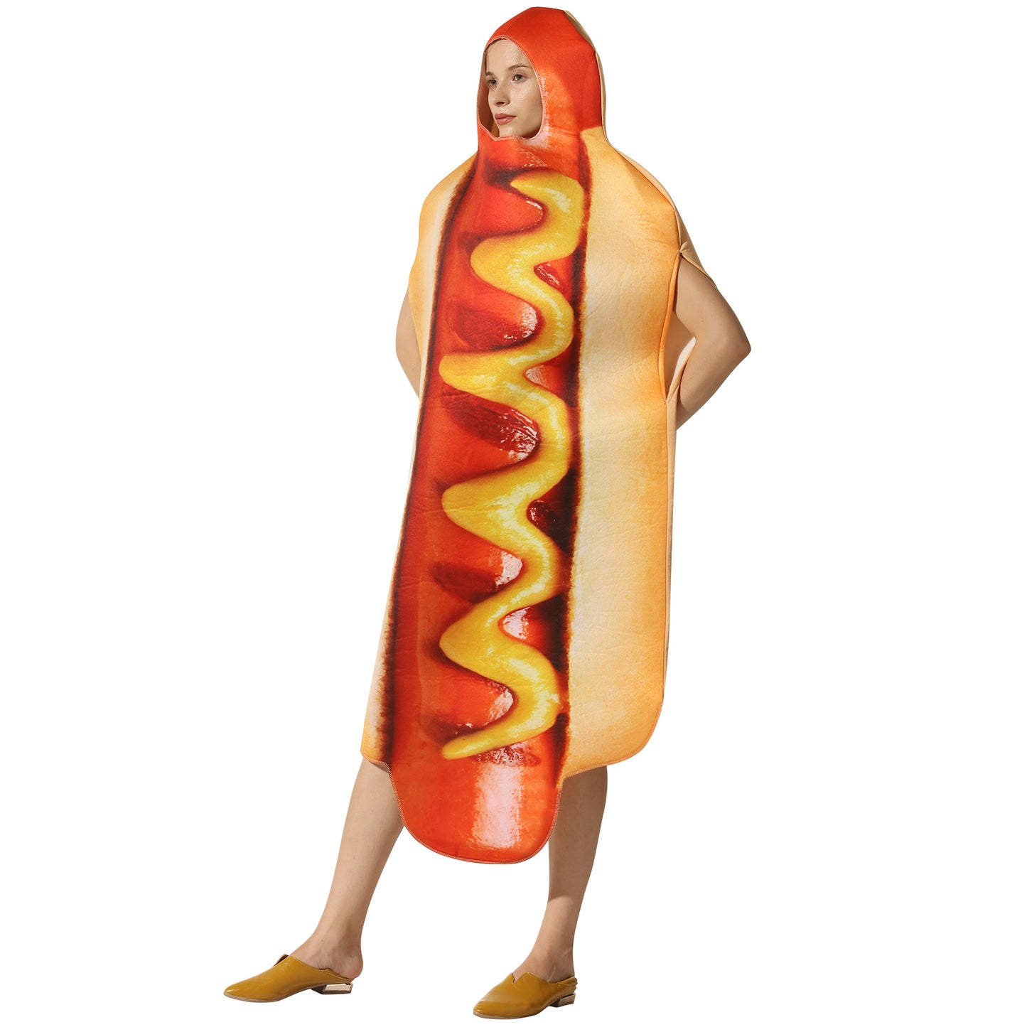 Halloween party costume hot dog cosplay costume stage performance_tfrf V1237-ZY-203-3225