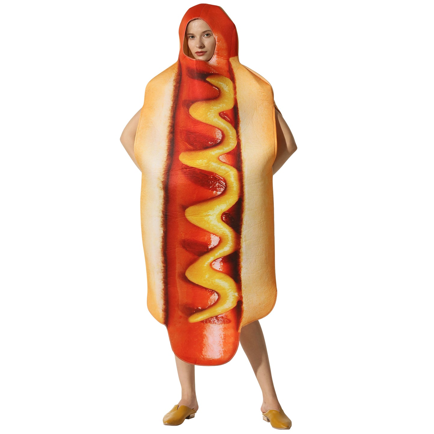 Halloween party costume hot dog cosplay costume stage performance_tfrf V1237-ZY-203-3225