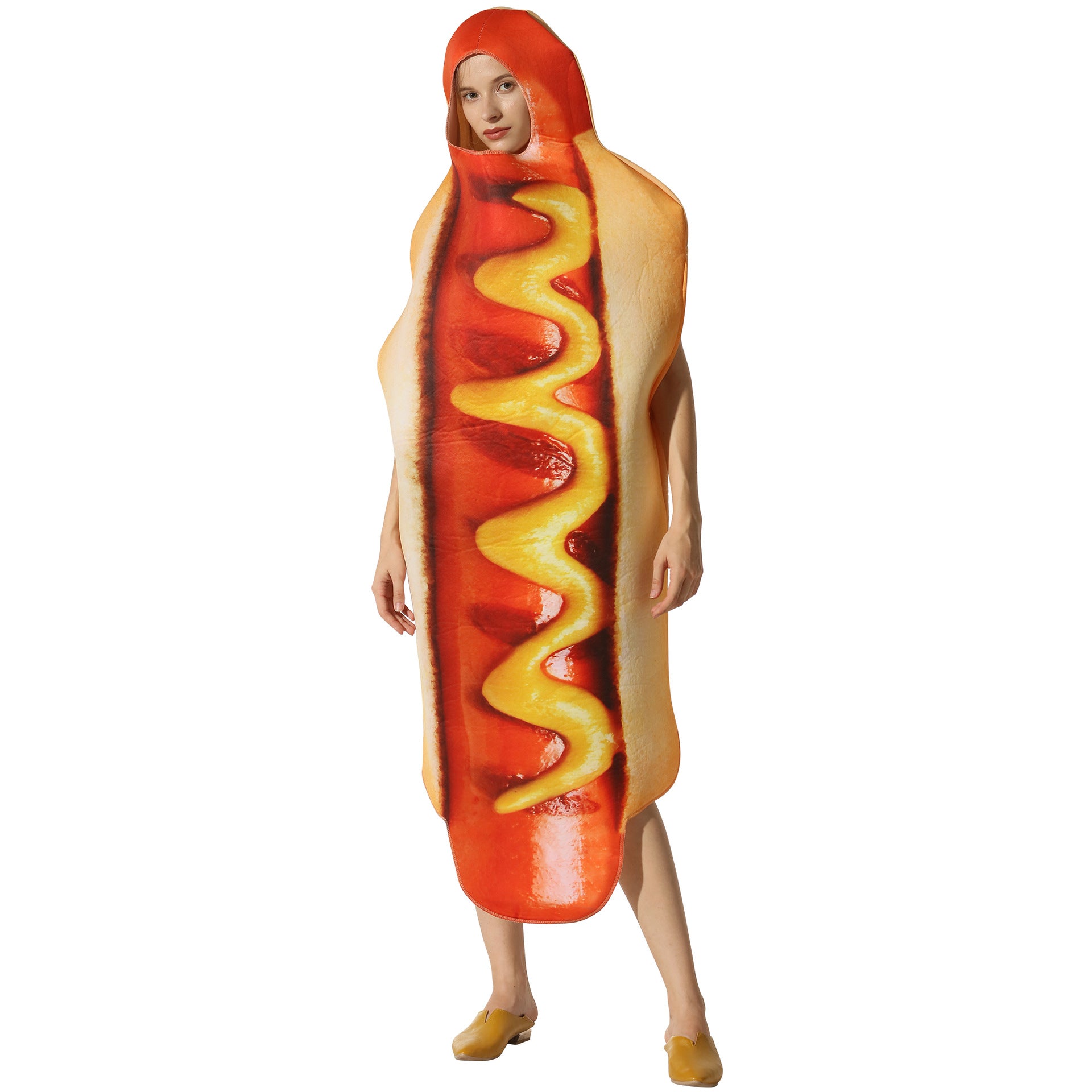 Halloween party costume hot dog cosplay costume stage performance_tfrf V1237-ZY-203-3225
