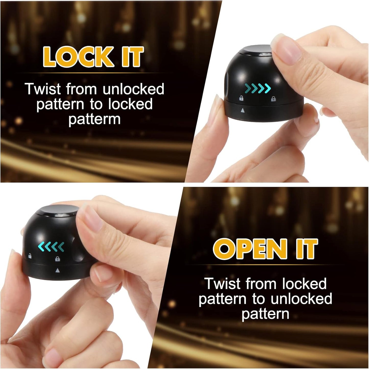 Champagne stopper, wine stopper, 4-pack, universal, reusable, silicone, sealed, leak-proof V1237-ZY-203-3280