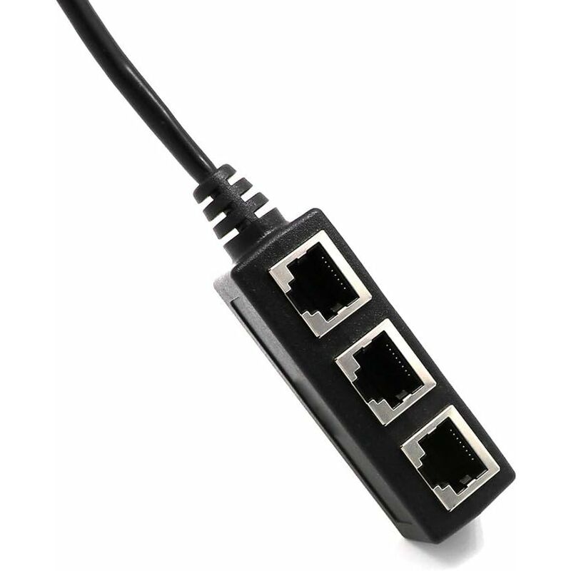 RJ45 Network 1 to 3 Port Ethernet Adapter Adapter Cable Network Cable Splitter V1237-ZY-203-3286