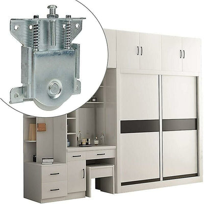 pcs Sliding Door Rollers, Sliding Door Parts for Wardrobe Door, Wheels, Rollers, Cabinet Rails, Sliding V1237-ZY-203-3292