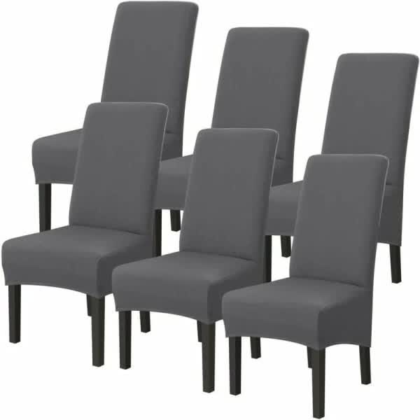 6-pack Washable Universal Stretch Microfiber Chair Covers V1237-ZY-203-3306