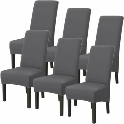 6-pack Washable Universal Stretch Microfiber Chair Covers V1237-ZY-203-3306