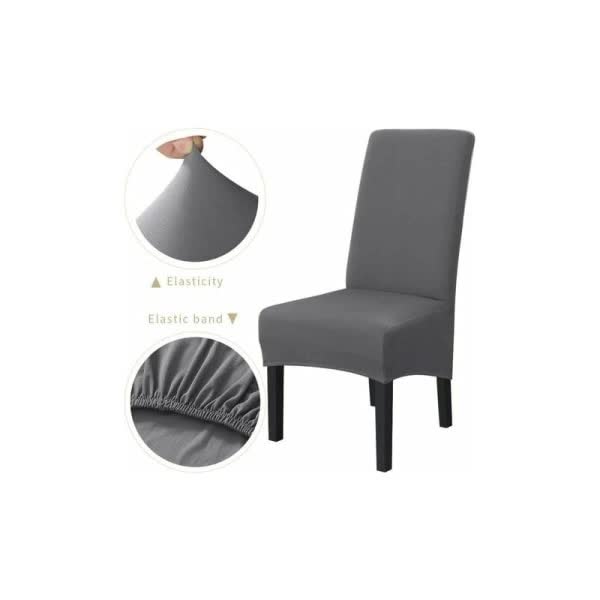 6-pack Washable Universal Stretch Microfiber Chair Covers V1237-ZY-203-3306