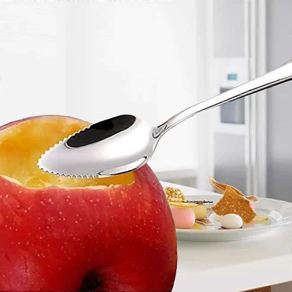 Stainless Steel Grapefruit Spoons, 6-Pack with Spikes V1237-ZY-203-3310