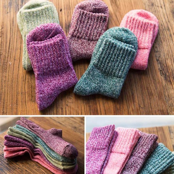 Women's Super Thick Wool Socks Winter Socks Warm Soft Thick V1237-ZY-203-3319