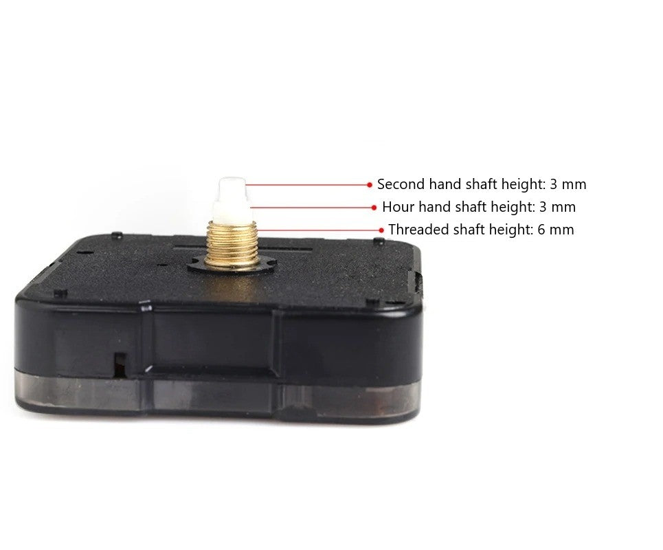 Wall Clock Movement - Silent Quartz Clock - 2-pack V1237-ZY-203-3323