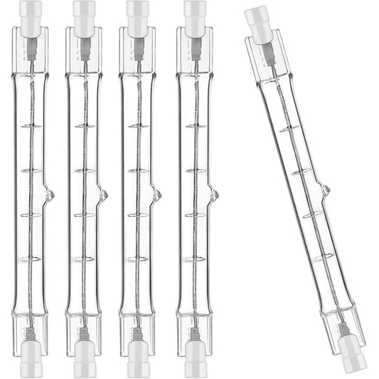 5-pack R7S Halogen Bulb 118mm 200W 230V Dimmable for Construction Floodlights Landscape Lighting Living Room V1237-ZY-203-3329
