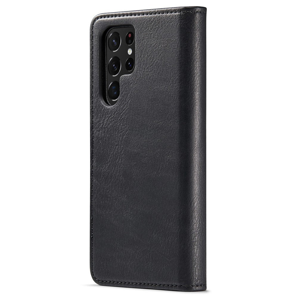DG.MING 2-in-1 Magnetic Wallet Samsung Galaxy S22 Ultra Black_max V1237-ZY-203-3340