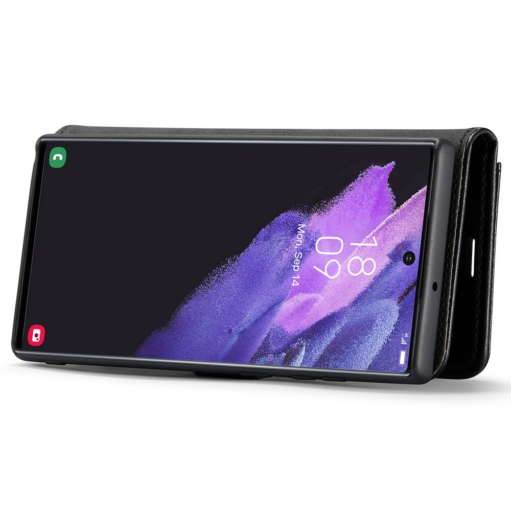 DG.MING 2-in-1 Magnetic Wallet Samsung Galaxy S22 Ultra Black_max V1237-ZY-203-3340