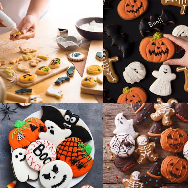 Halloween Cookie Cutter Set Halloween Cookie Cutters - V1237-ZY-203-3354