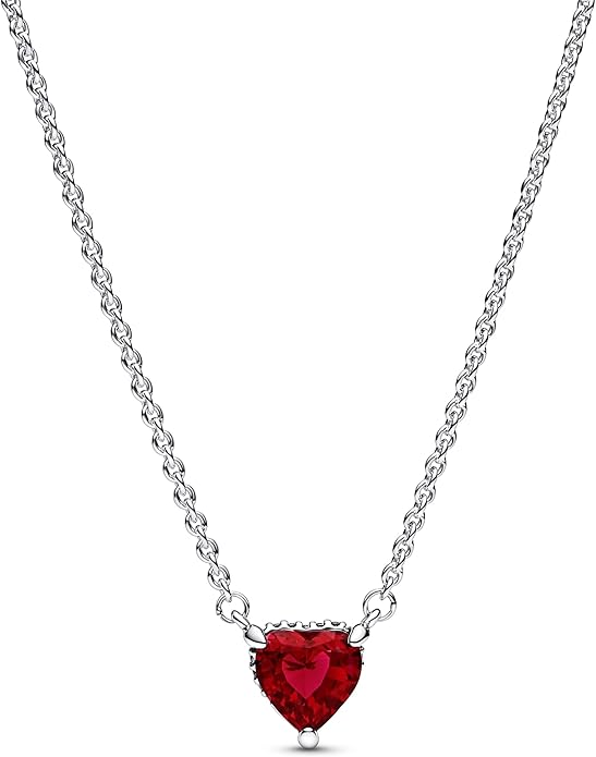 Timeless Red Heart Necklace V1237-ZY-203-3361